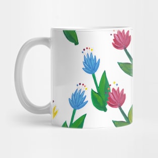 Rainbow Garden Pattern Mug